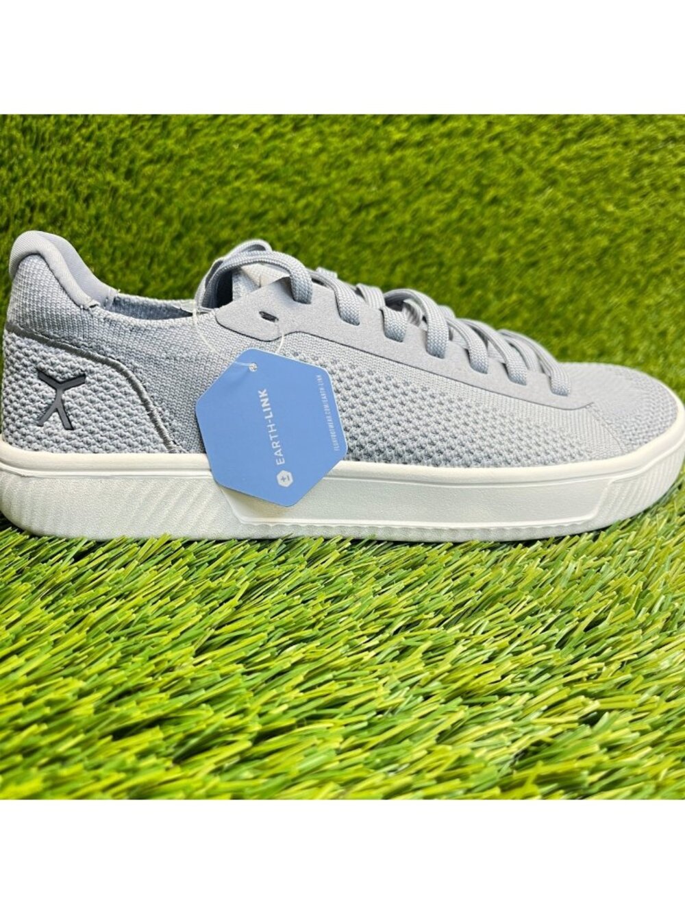 Flux Footwear Adapt Trainer Gray Womens Size 7.5 Athletic Knit Shoes Sneakers